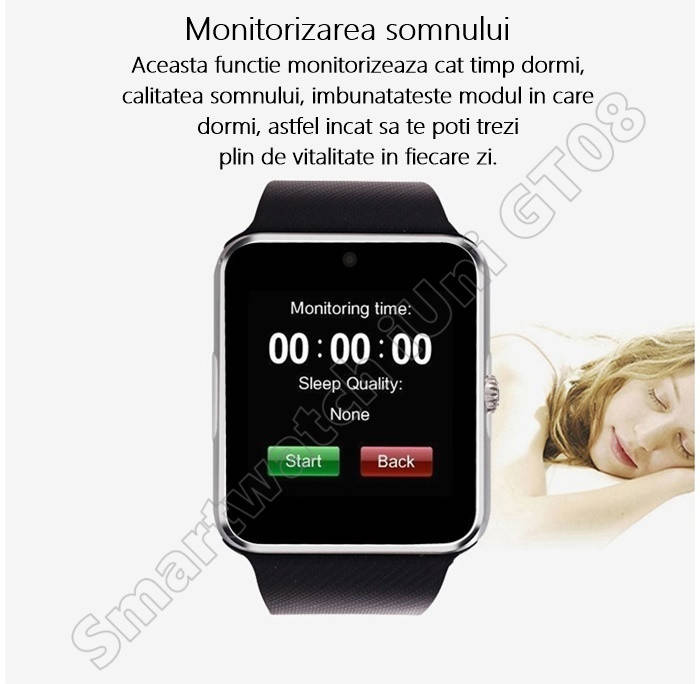 ceas smartwatch cu telefon GT08 Plus-10