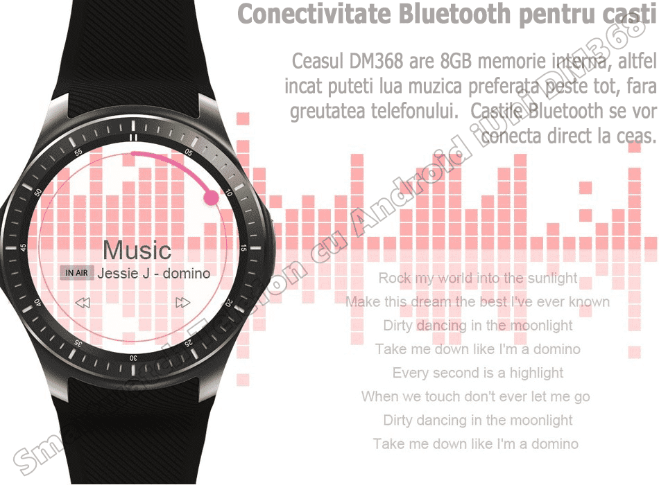 Smartwatch Telefon cu Android umeline DM368 WIFI, 3G, GPS-8