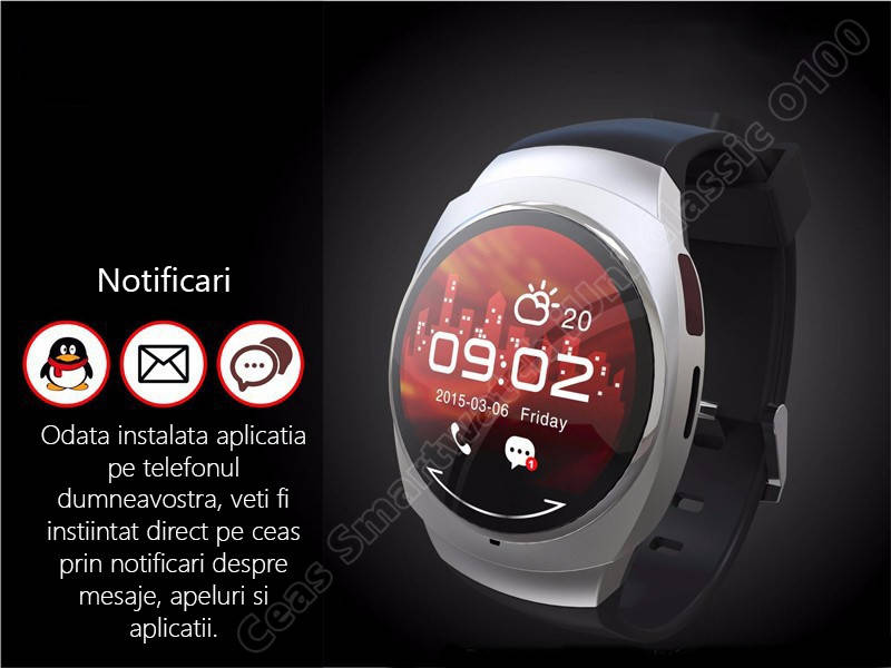 Ceas Smartwatch umeline O100 Bluetooth-3