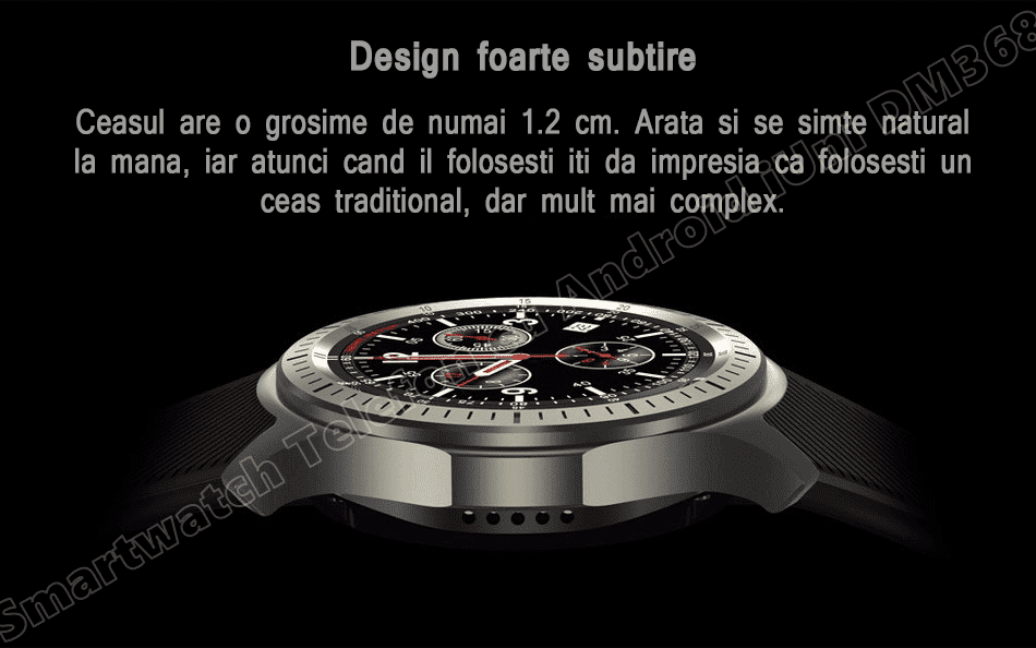 Smartwatch Telefon cu Android umeline DM368 WIFI, 3G, GPS