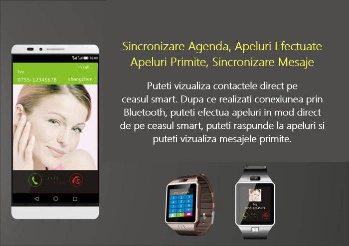 Smartwatch telefon umeline DZ09 Plus