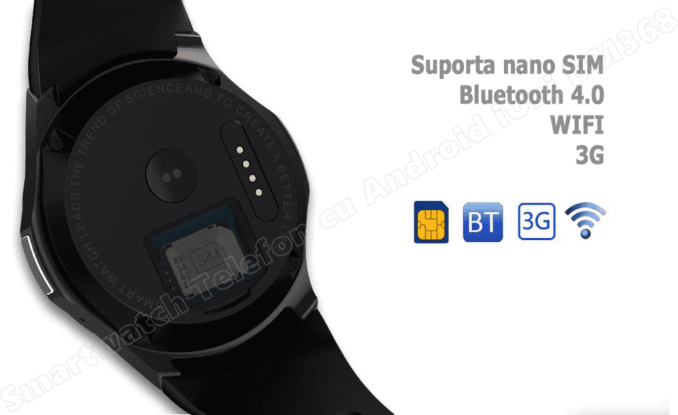 Smartwatch Telefon cu Android umeline DM368 WIFI, 3G, GPS-9