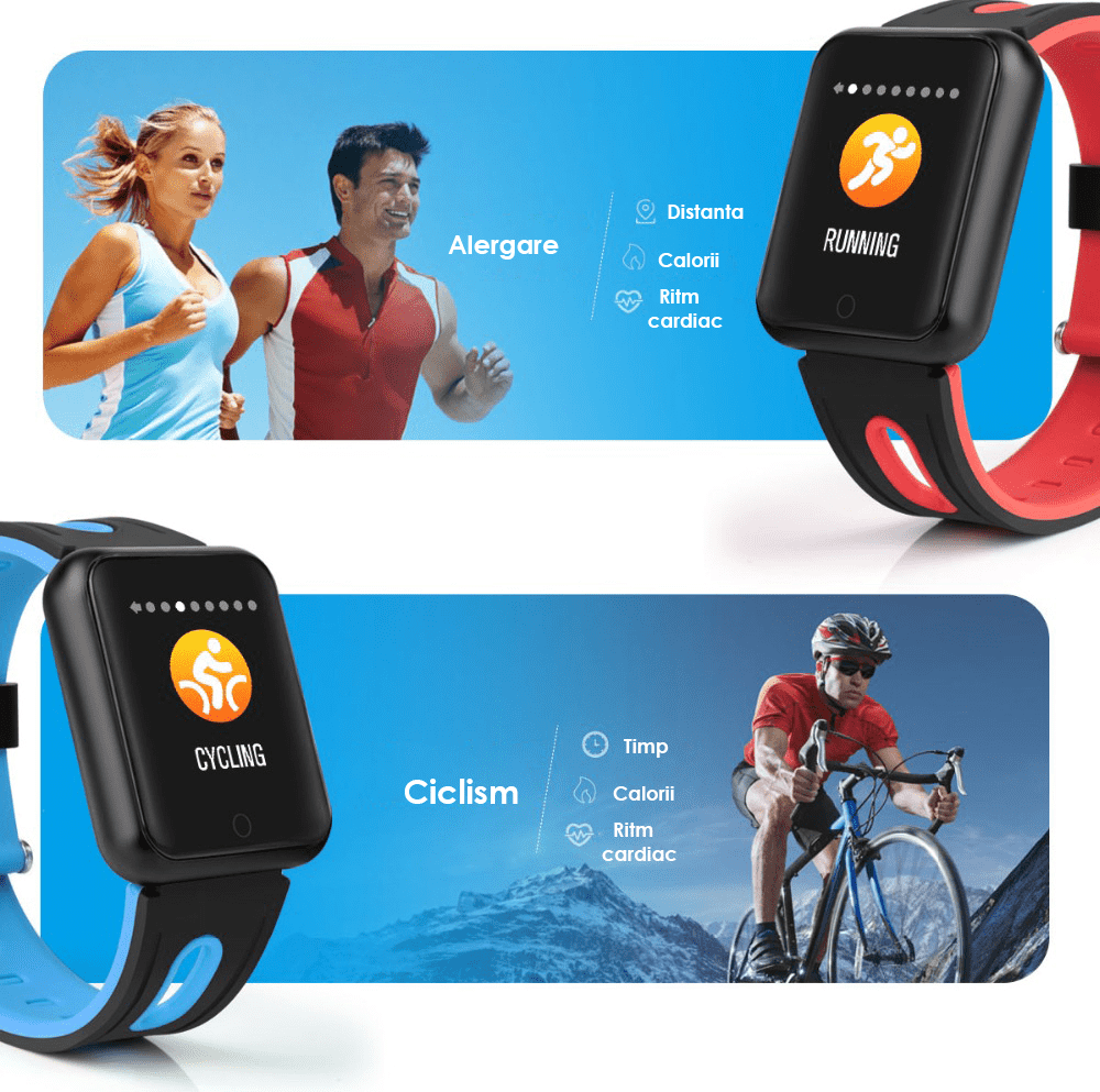 bratara fitness monitorizare puls P68-3