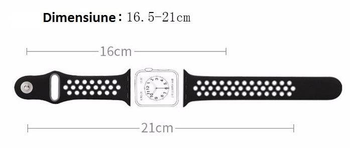 curea din silicon sport pentru apple watch