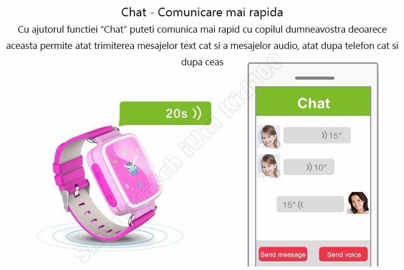 ceas cu GPS pentru copii umeline Kid100-1