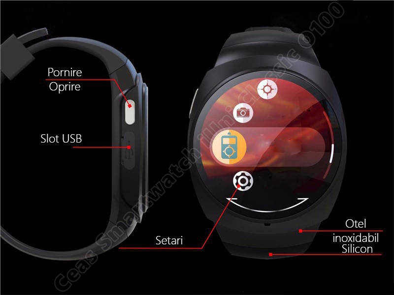 Ceas Smartwatch umeline O100 Bluetooth-8