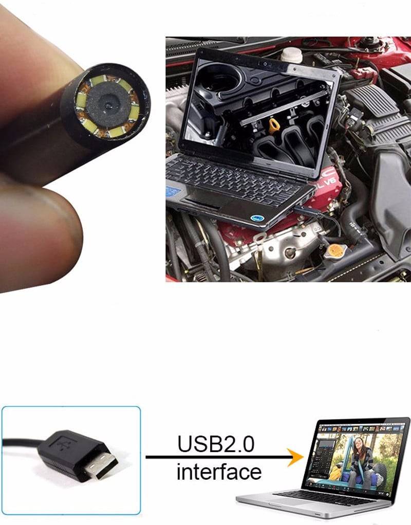 camera endoscop inspectie auto umeline 20 metri